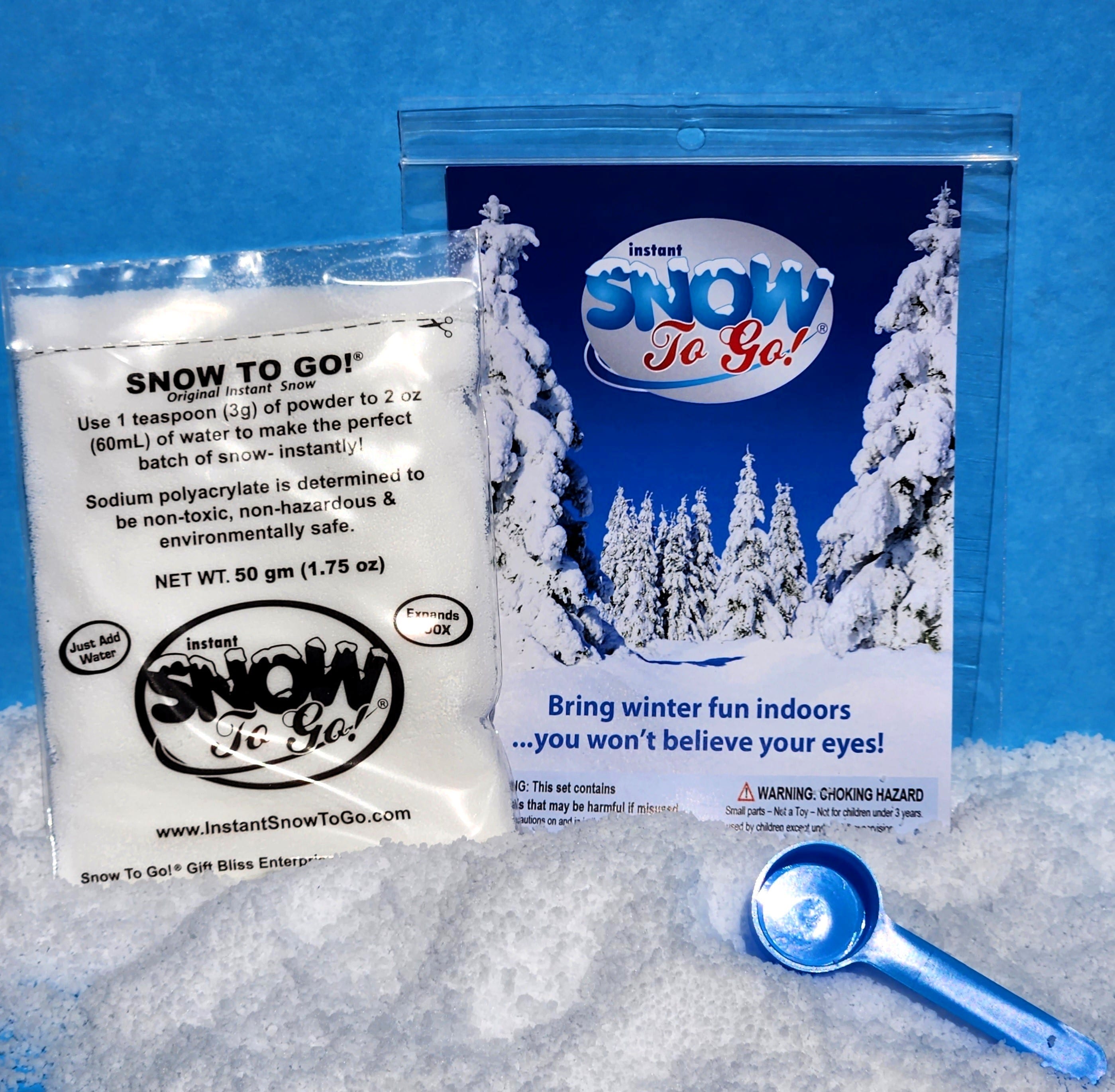  YIQUDUO 10 Ounce Instant Snow Powder Add Water Makes 5